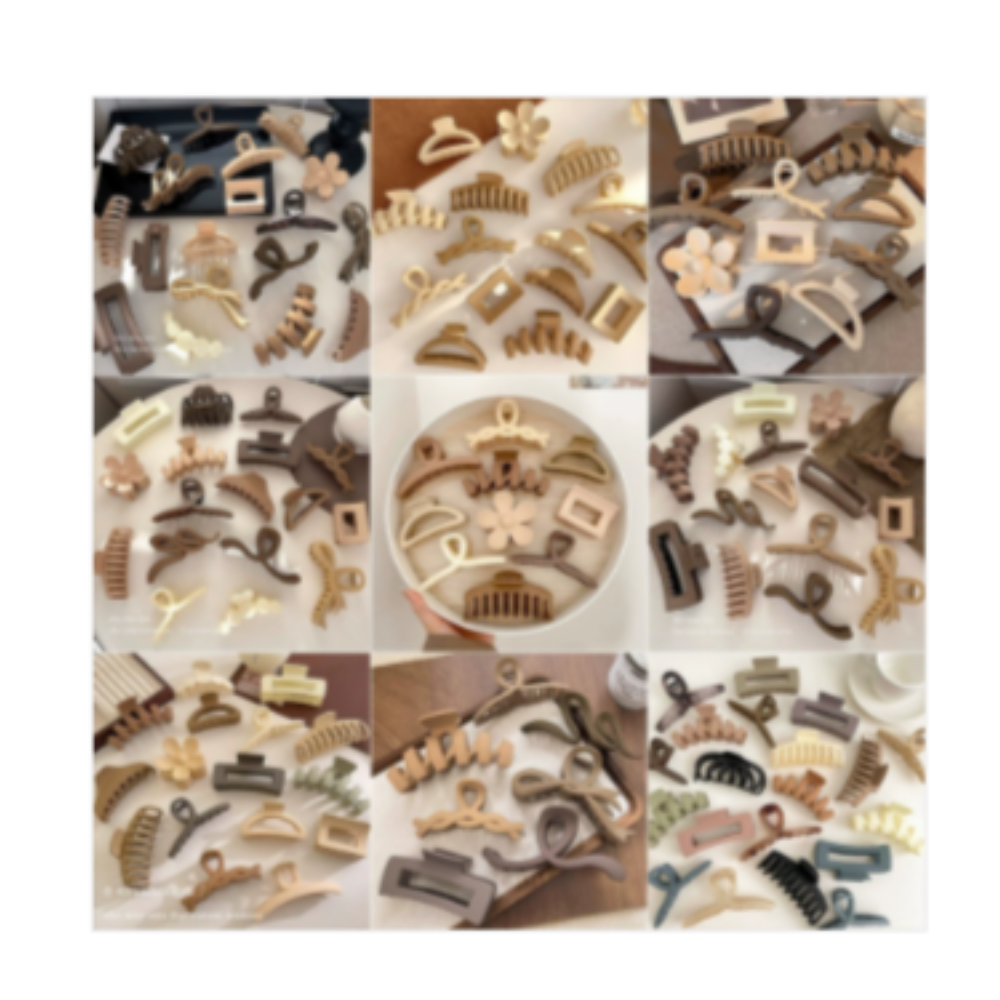 Mix and Match Hair Big Clips (100 pcs per pack) Random