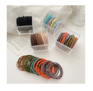 Hair Tie Series #2 (4 types) Can choose color min 24 pcs