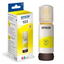 Epson 103 Jaune - Bouteille d'encre Epson EcoTank d'origine (C13T00S44A)