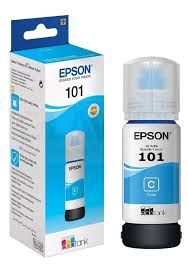 Epson 101 Cyan - Bouteille d'encre Epson EcoTank d'origine (C13T03V24A)