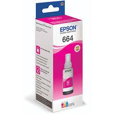 Epson 664  Magenta - Bouteille d'encre Epson d'origine (C13T66434A)