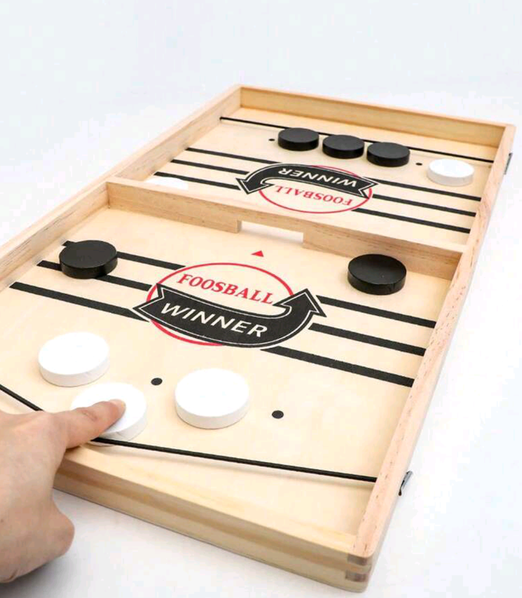 Wooden Table Top Hockey Battle Board Game.