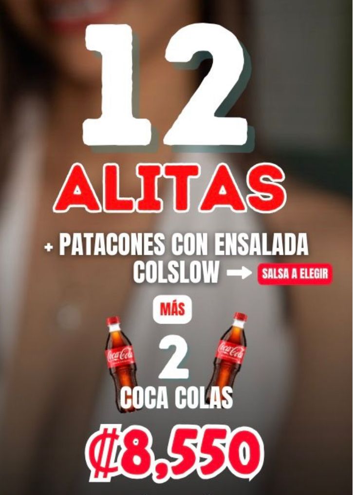 12 Alitas(Promo especial) 