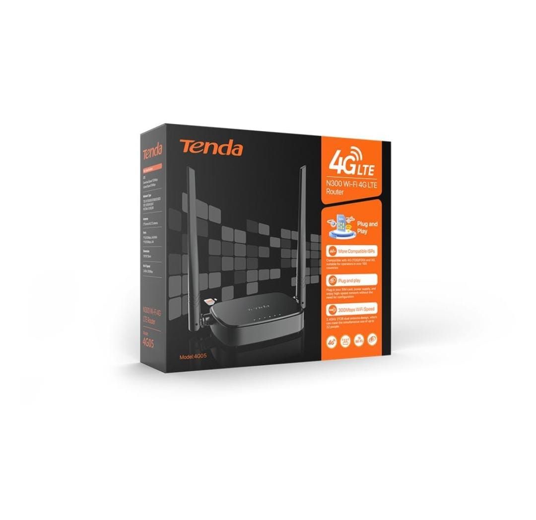 Tenda 4G05 N300 Wi-Fi 4G LTE Router