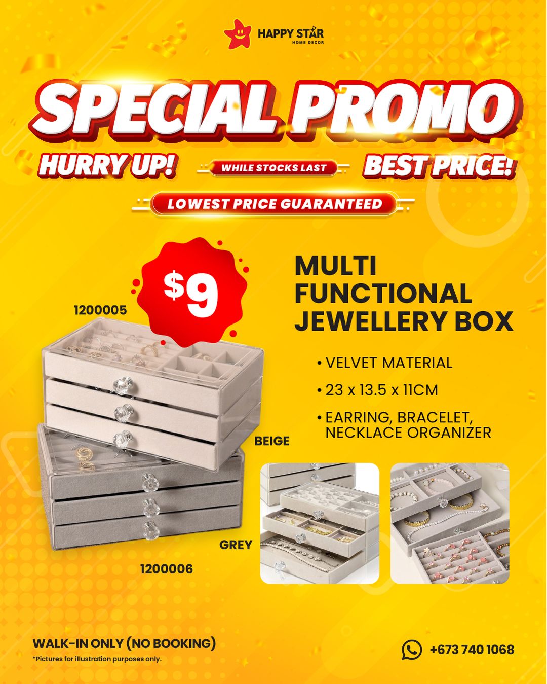 Multi Functional Jewellery Box