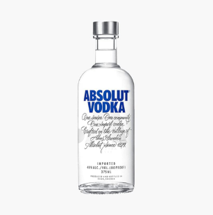 ABSOLUT VODKA 375ML