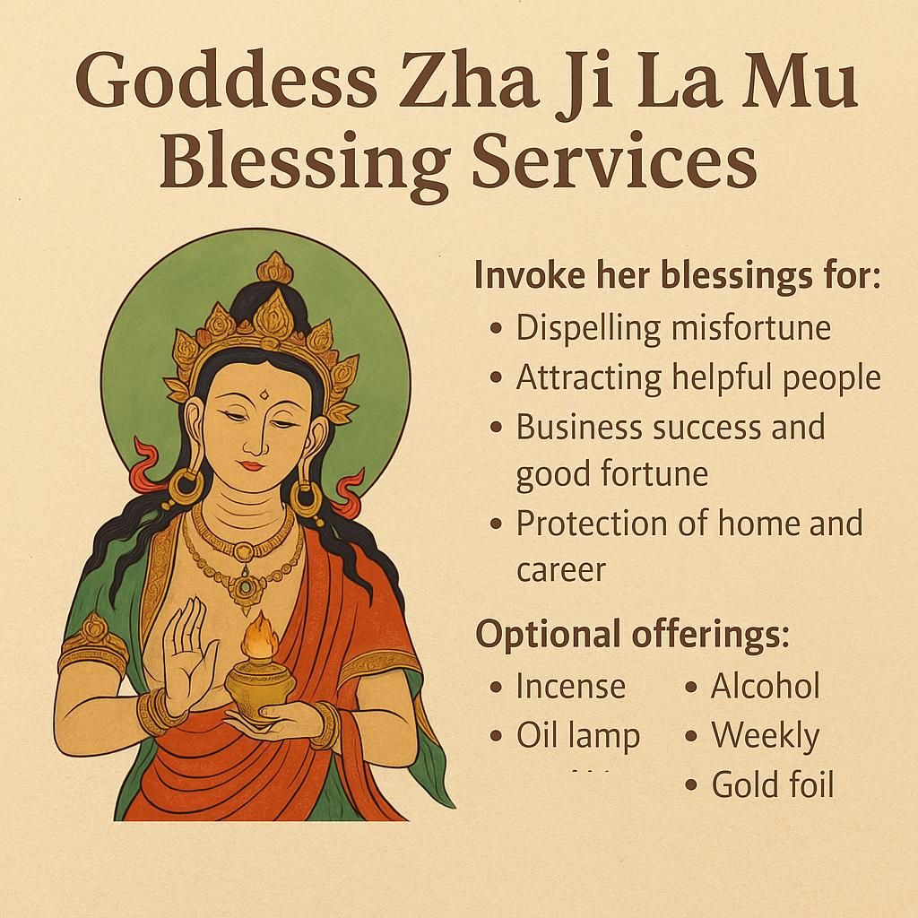 扎基拉姆女财神 / Goddess Zha Jī Lā Mǔ (Tibetan Wealth Deity)