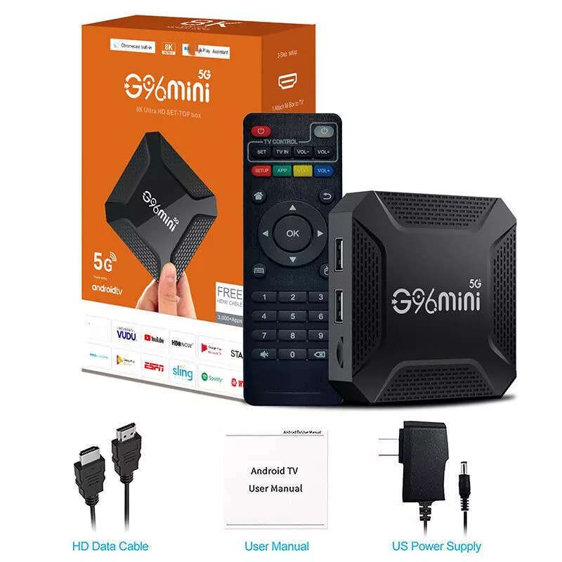 G96Mini 5G TV Box 8K Ultra HD