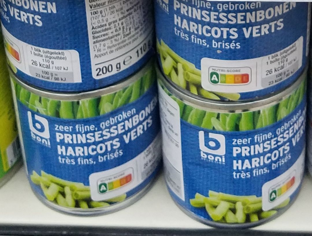 Boni Sel Haricots Verts Tres Fins 200gr