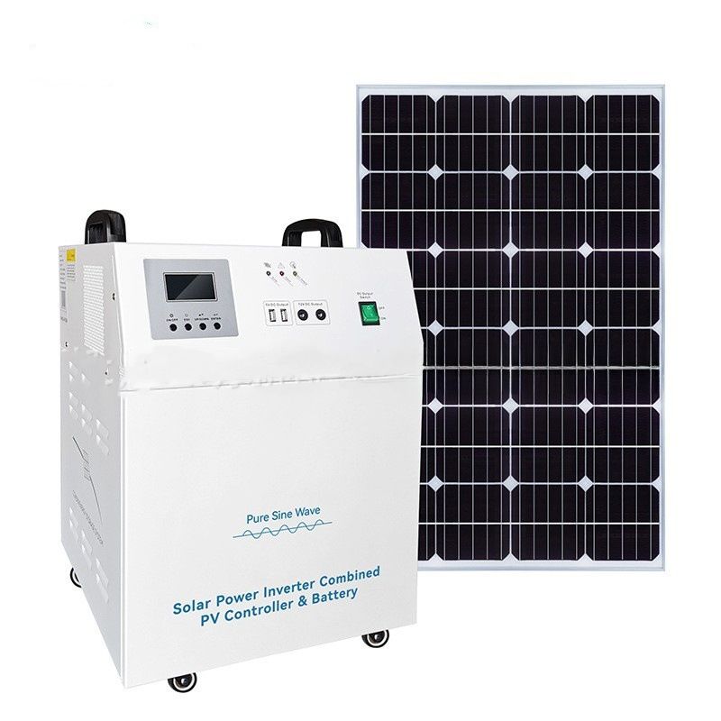 Gerador Solar Inversor e Controlador Integrado, Onda Senoidal Pura, Bateria de Chumbo-Ácido, 300W - 2000W