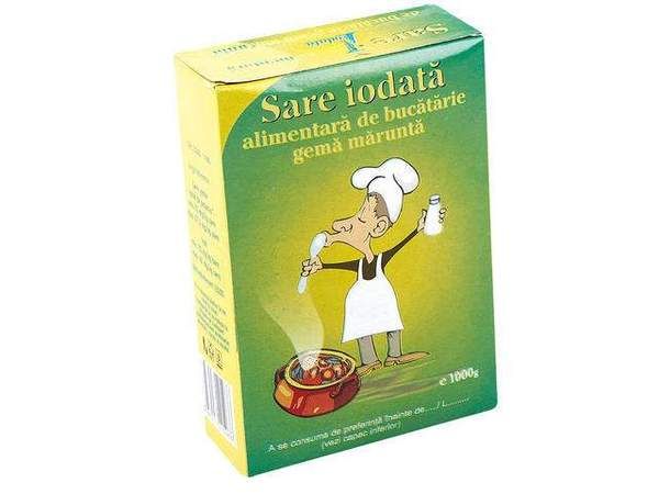 Salrom sare iodata marunta (carrefour)