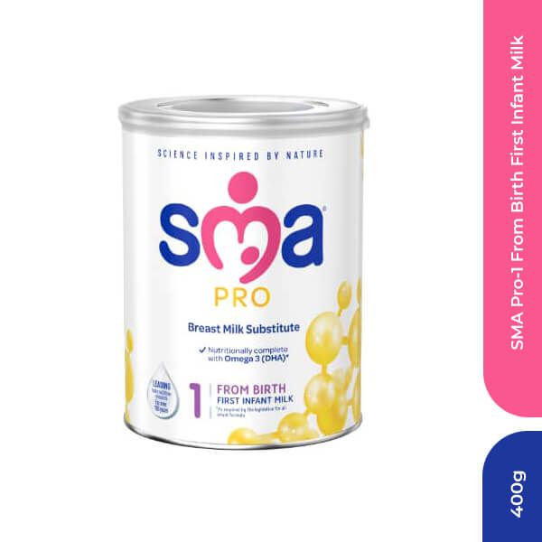 SMA Pro-1 (From Birth) First Infant Milk, 400g