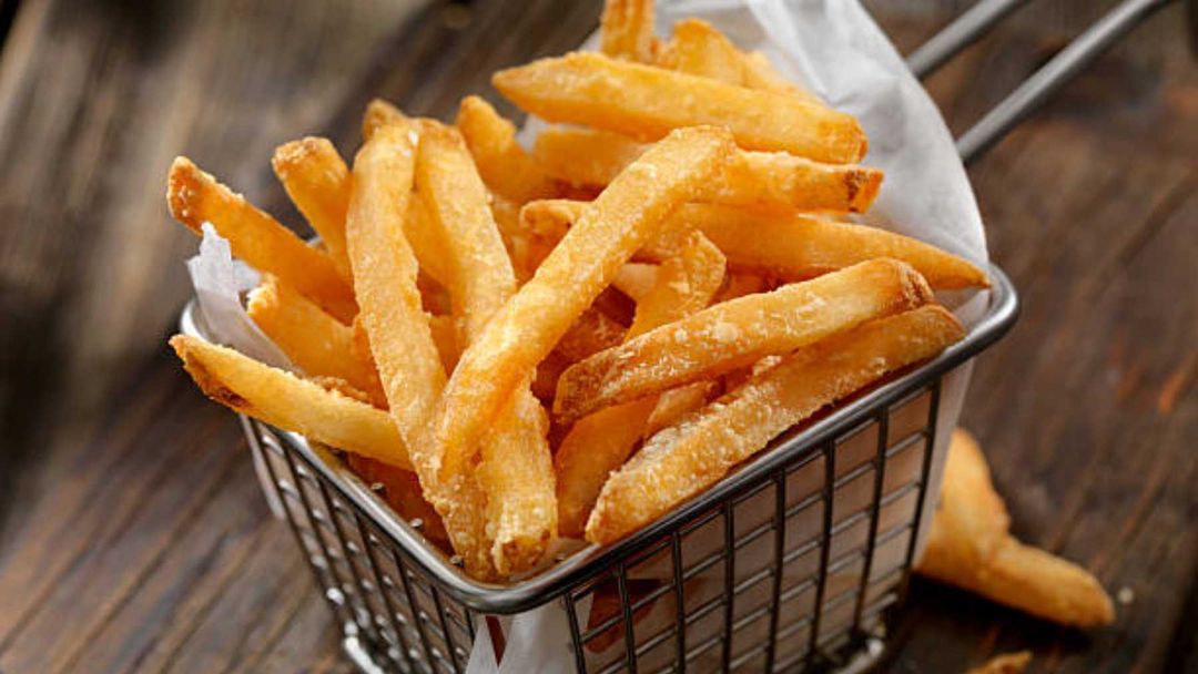 Guarnición: papas fritas