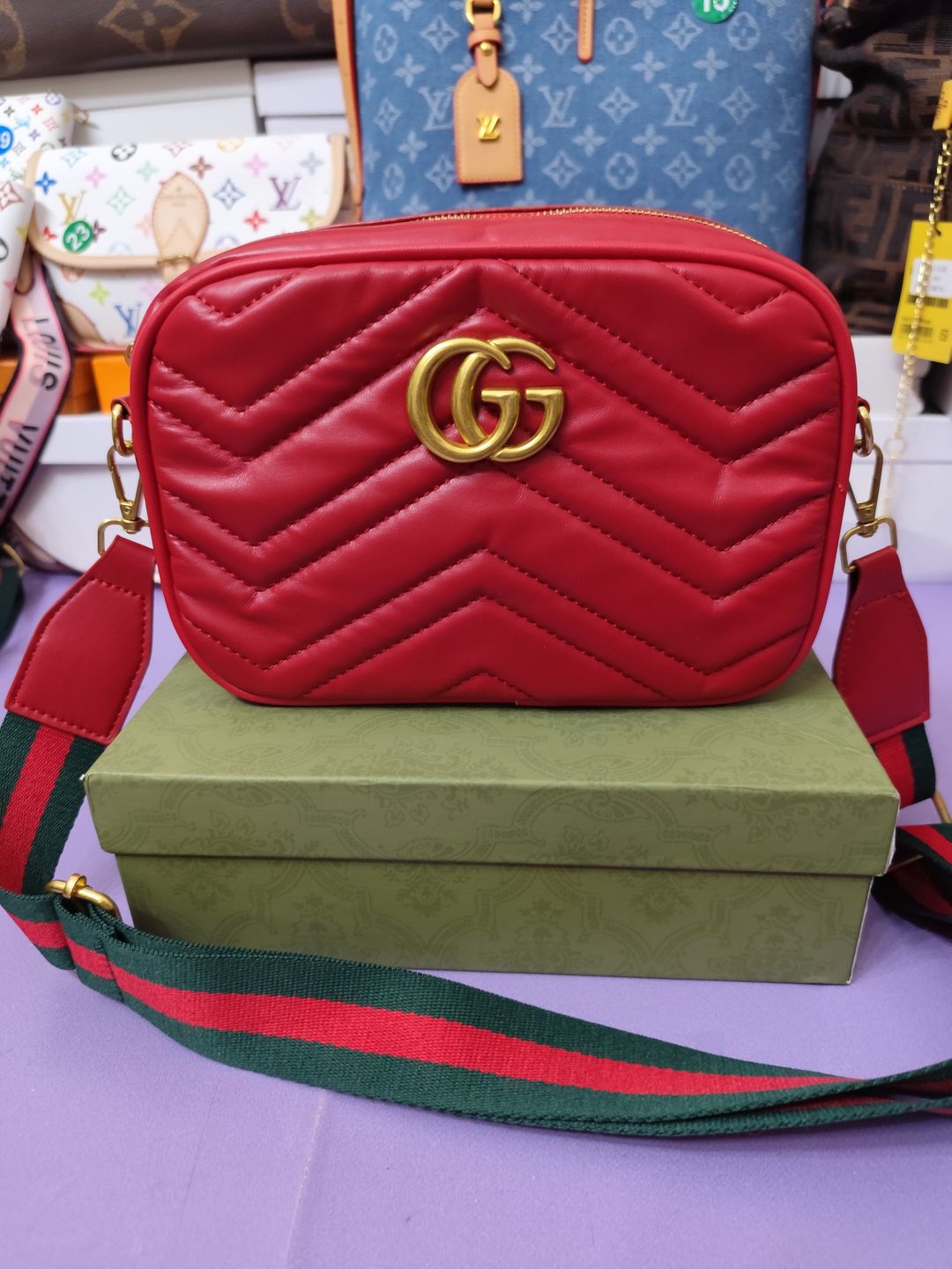 Bolsos GG, color rojo