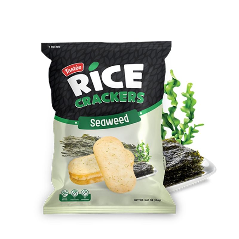  Tastee Rice Crackers Seaweed Flavored, 69.5gm