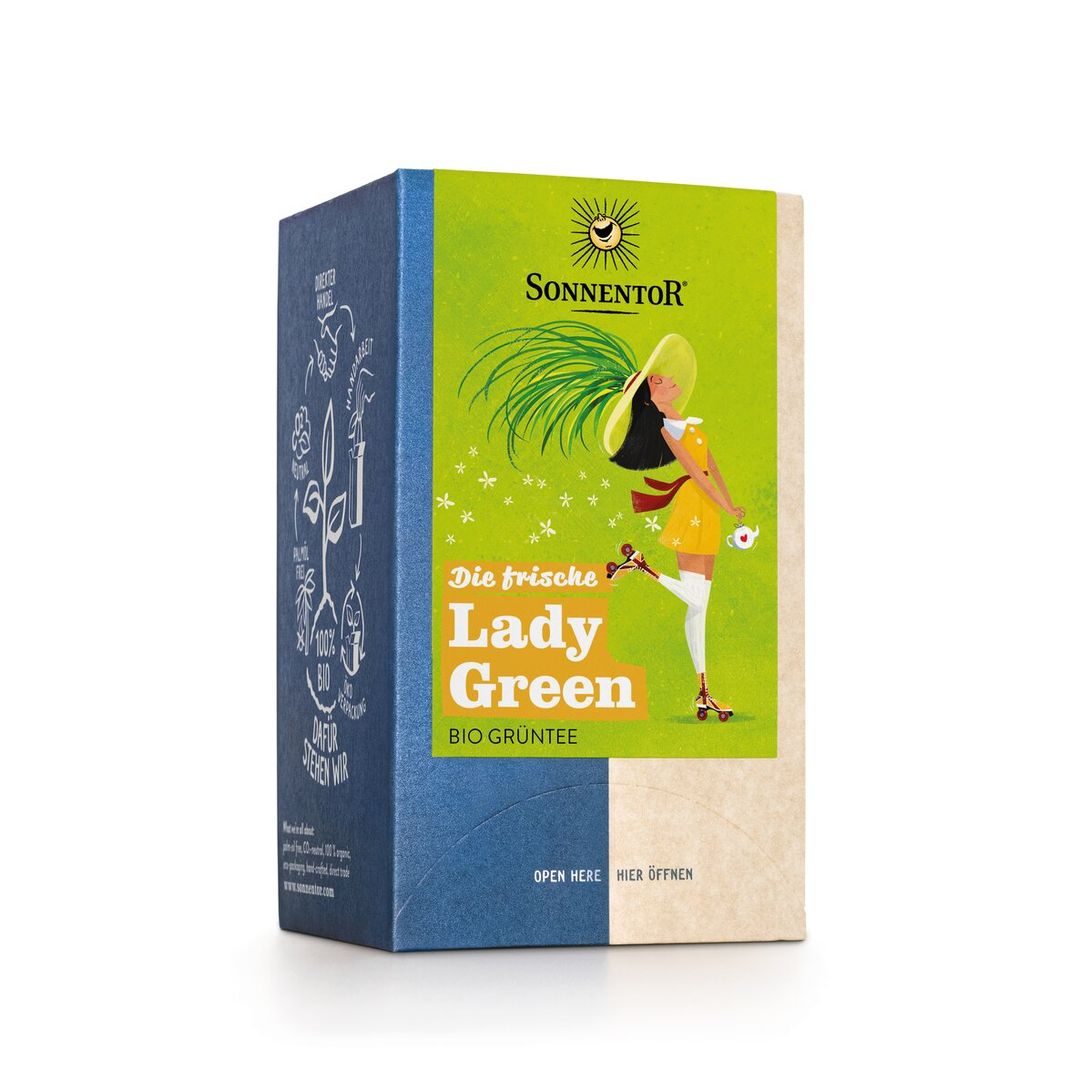 Sonnentor Lady Green Organic Green Tea Blend 18 Teabags