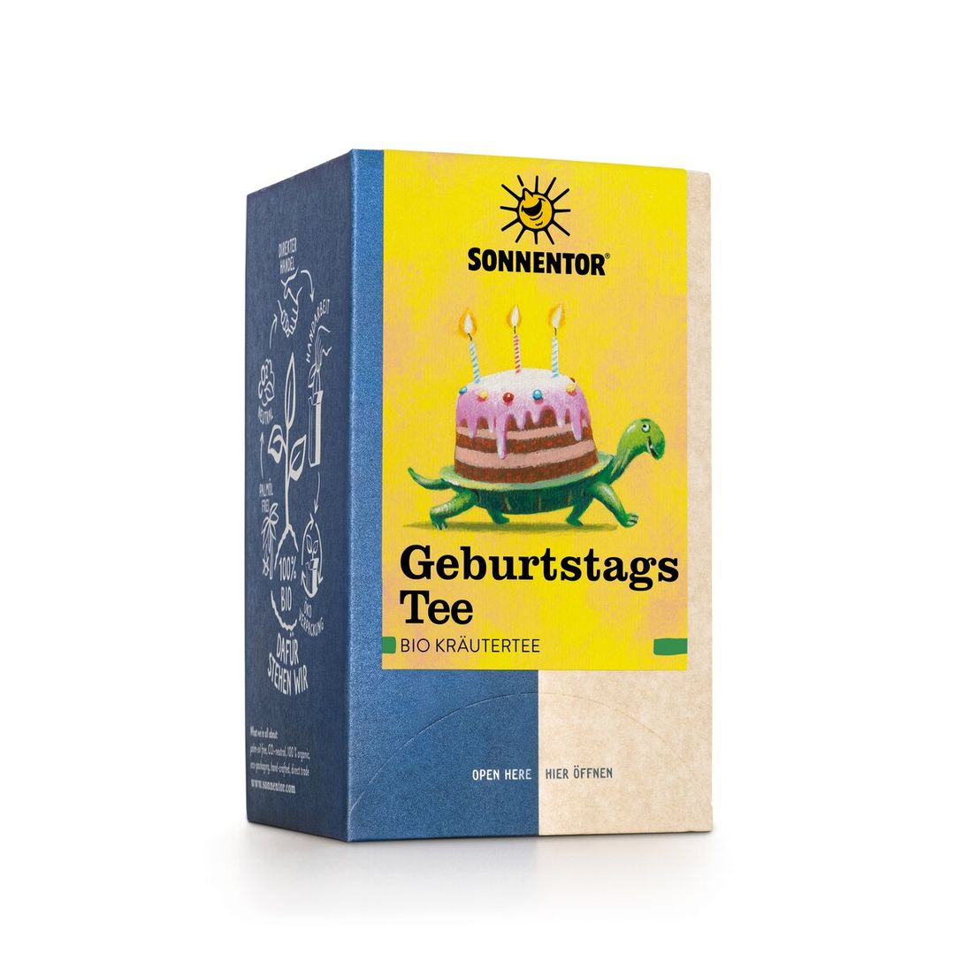 Sonnentor Happy Birthday Organic Herbal Tea Blend 18 Teabags