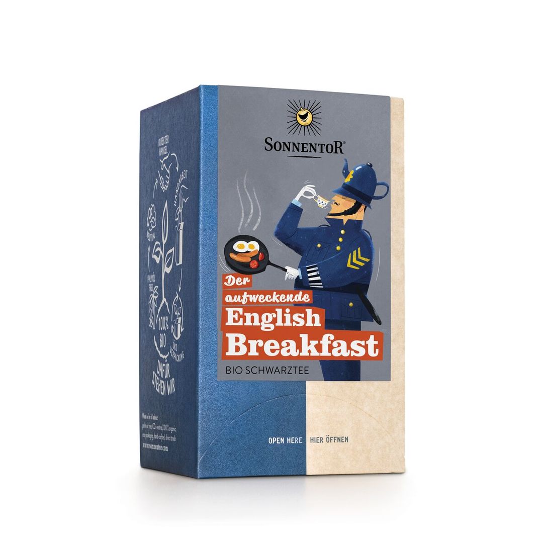 Sonnentor Invigorating English Breakfast Organic Black Tea 18 Teabags