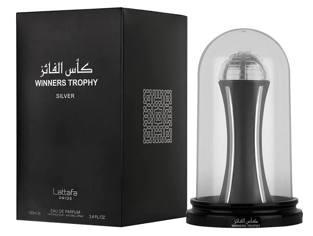 Winners Trophy Silver by Lattafa Pride