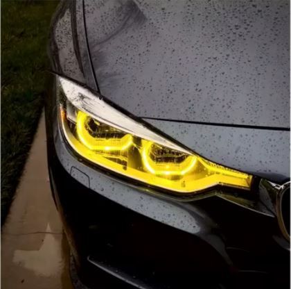 Bright Yellow Daytime Running Lights For BMW 3 Series F30 LCI 3' F31 63117419610 63117419615 Angel Eyes (10007474)