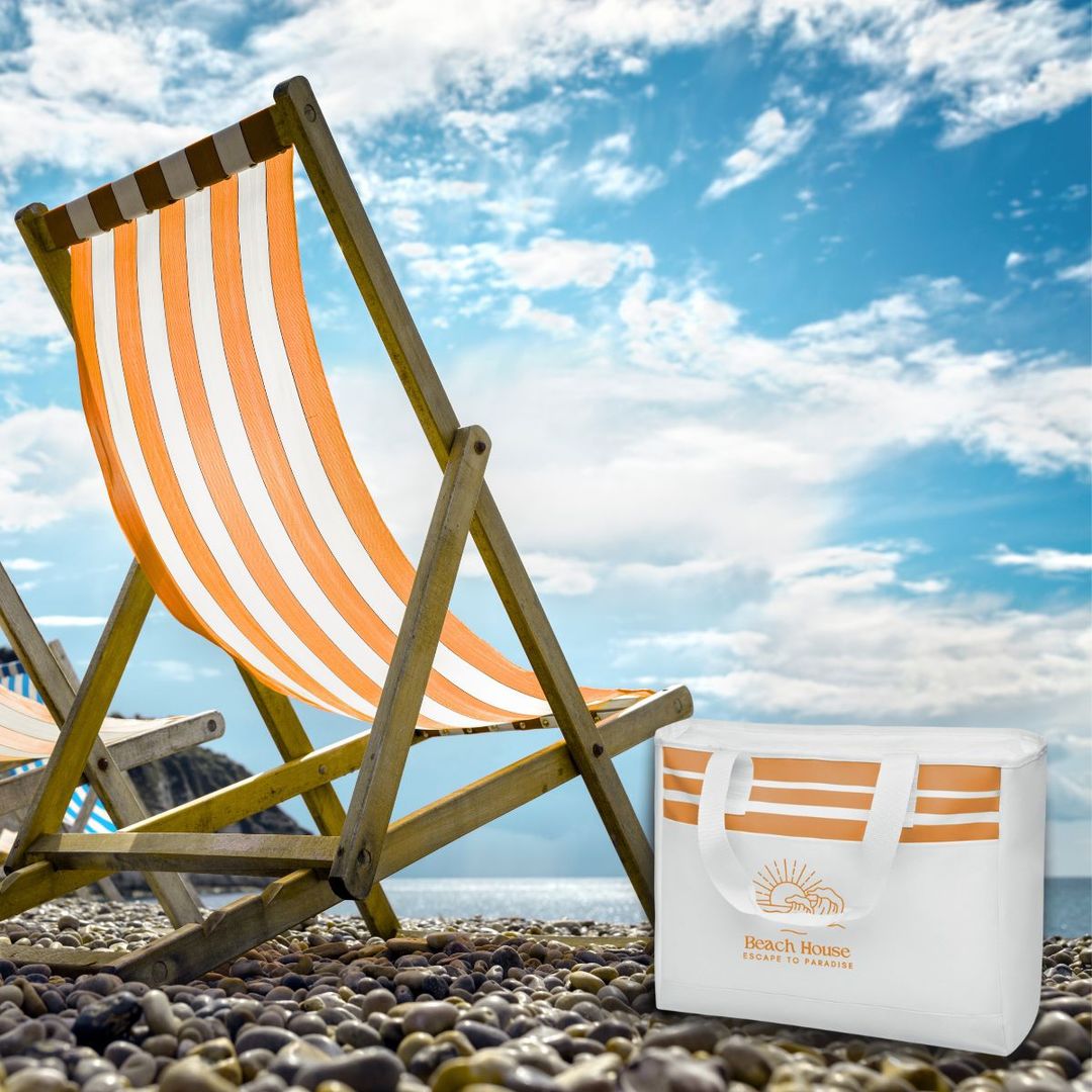 Beach Tote Bag - Orange
