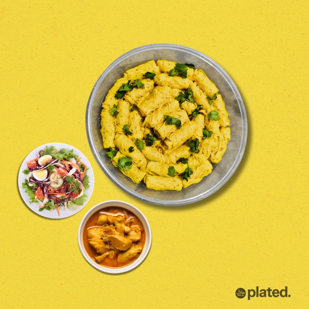 Party Set B | 250pcs Classic Roti Kirai With Curry