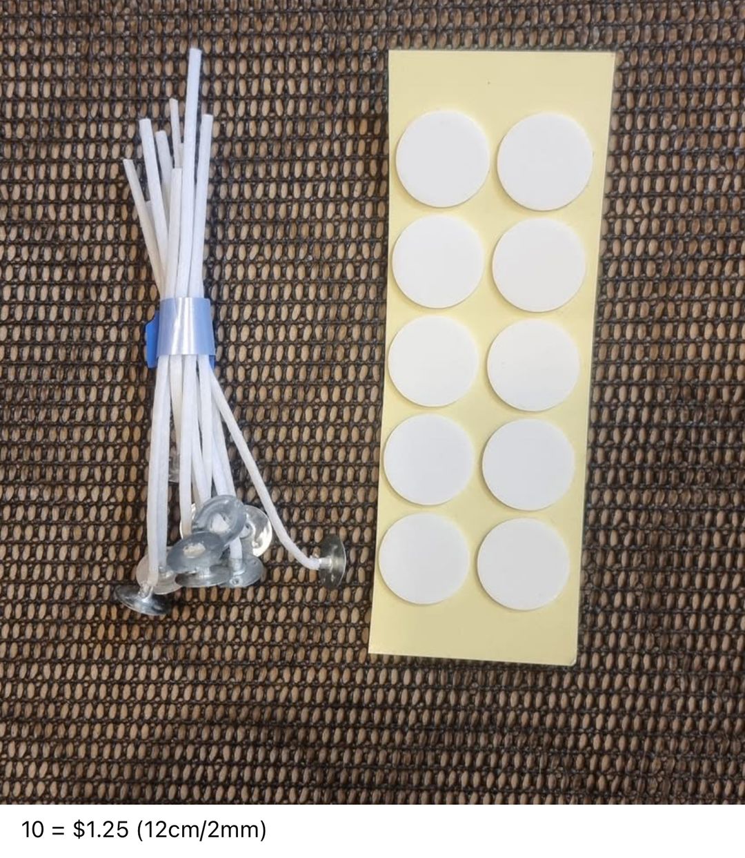 Papper Wick (12cm/2mm) 10pcs