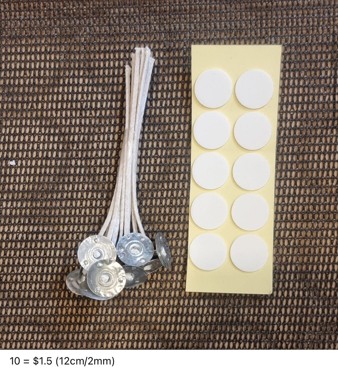 Cotton Wick (12cm/2mm) 10pcs