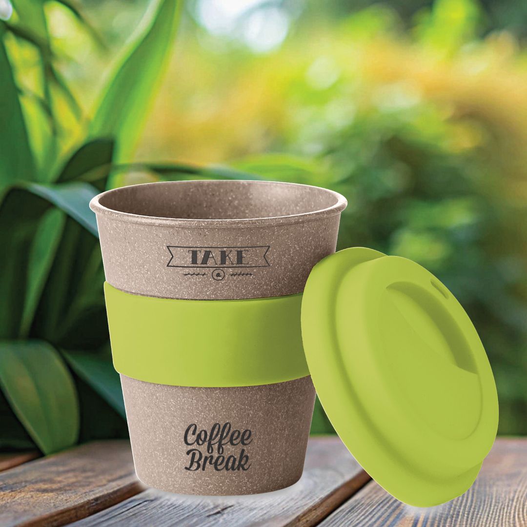 350ml Astoria Bamboo Tumbler - Blue