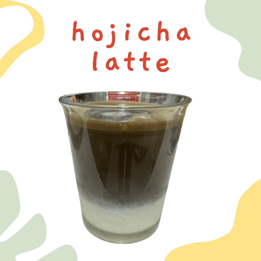 hojicha latte