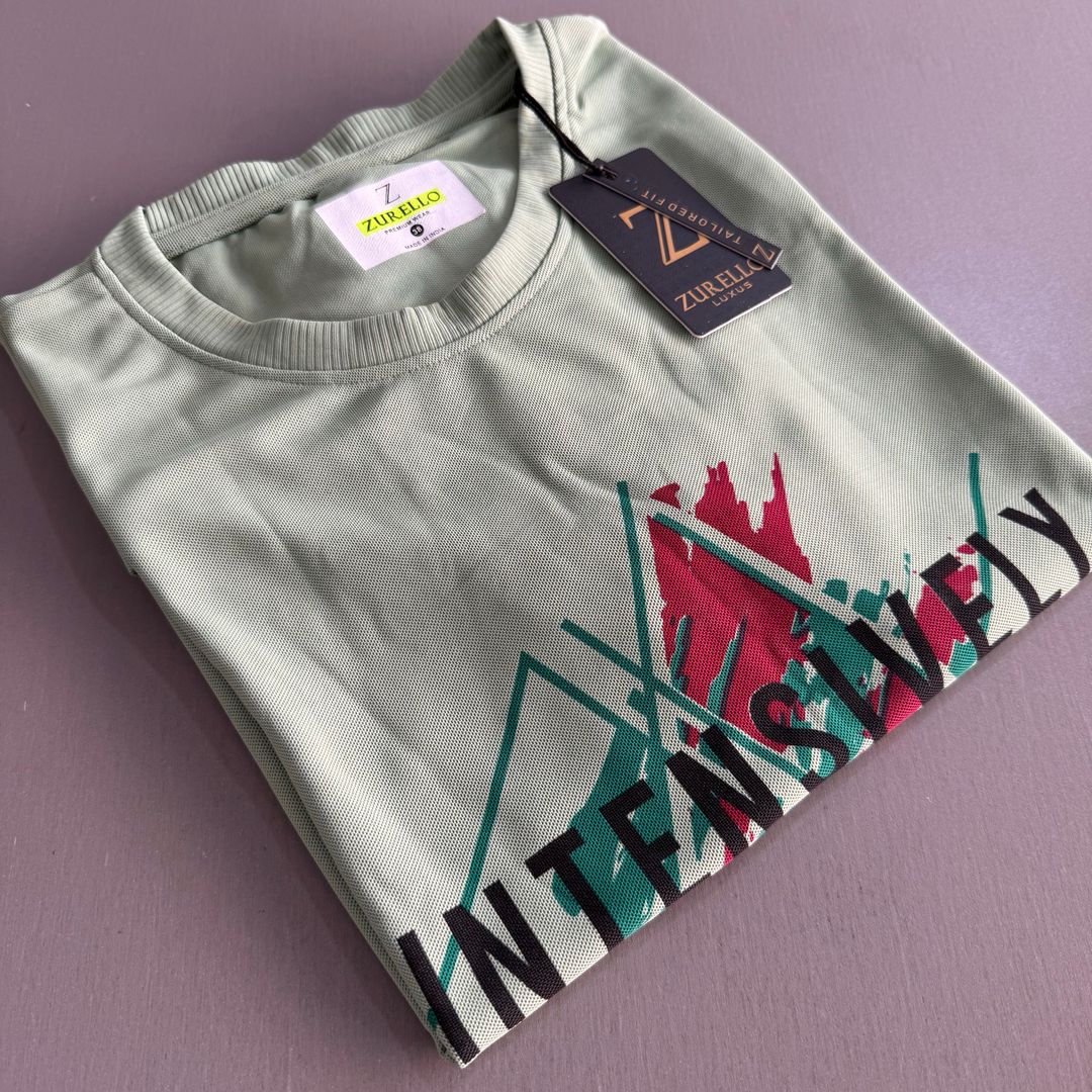 ZURELLO PRINTED T-SHIRT - GREEN