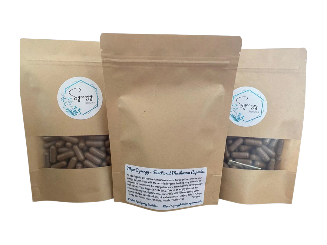MycoSynergy Functional Mushroom Caps 60 caps / Cápsulas Funcionales de Hongos 60 caps