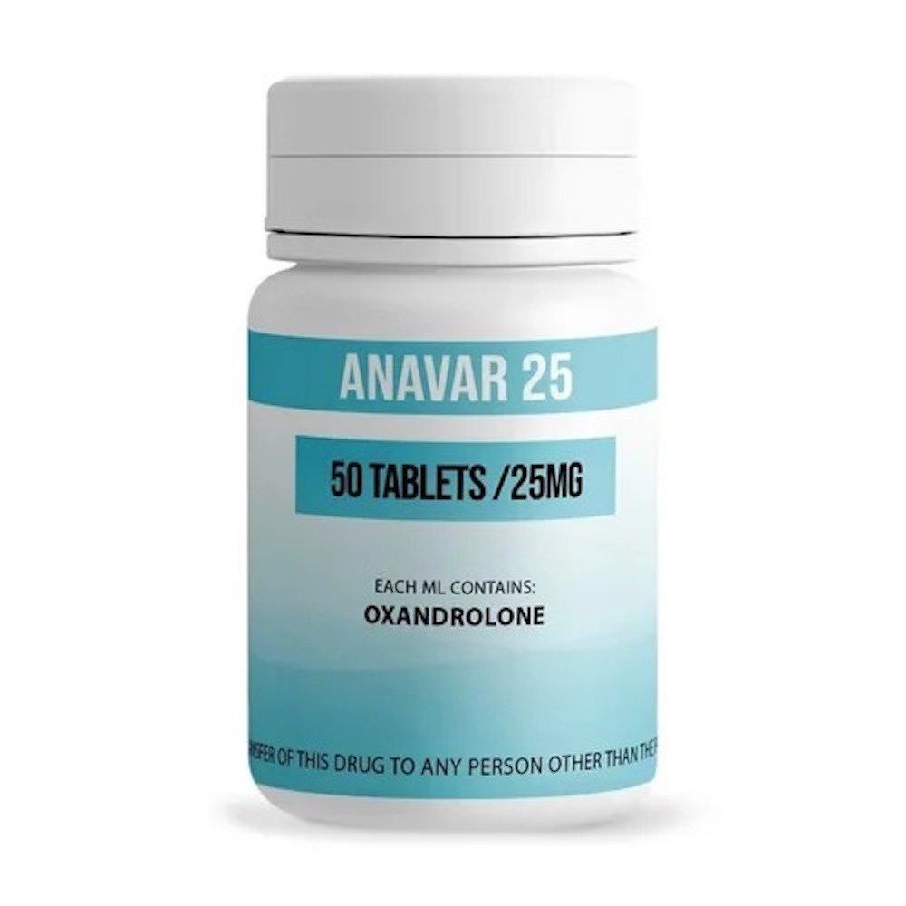 Anavar 25mg 50tabs