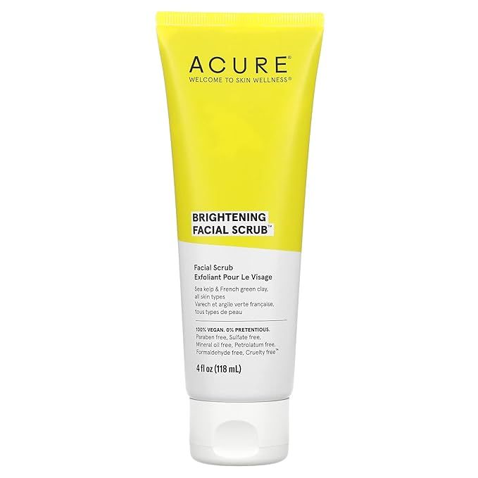 🌞 Acure Brightening Cleansing Gel ג'ל ניקוי טבעי להבהרה ורענון העור