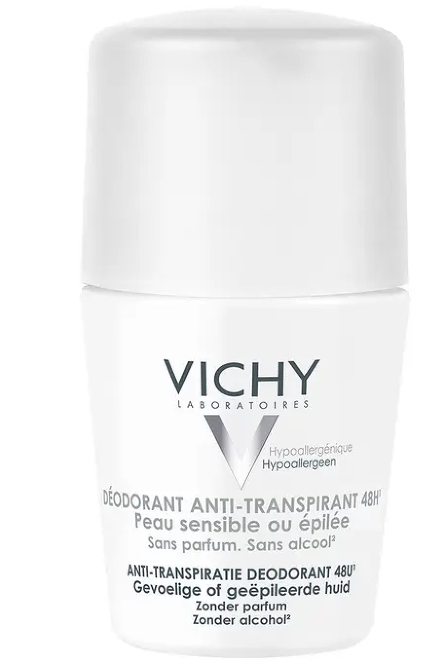 🛡️ Vichy 48H Deodorant Roll-On דאודורנט עדין ויעיל במיוחד לעור רגיש