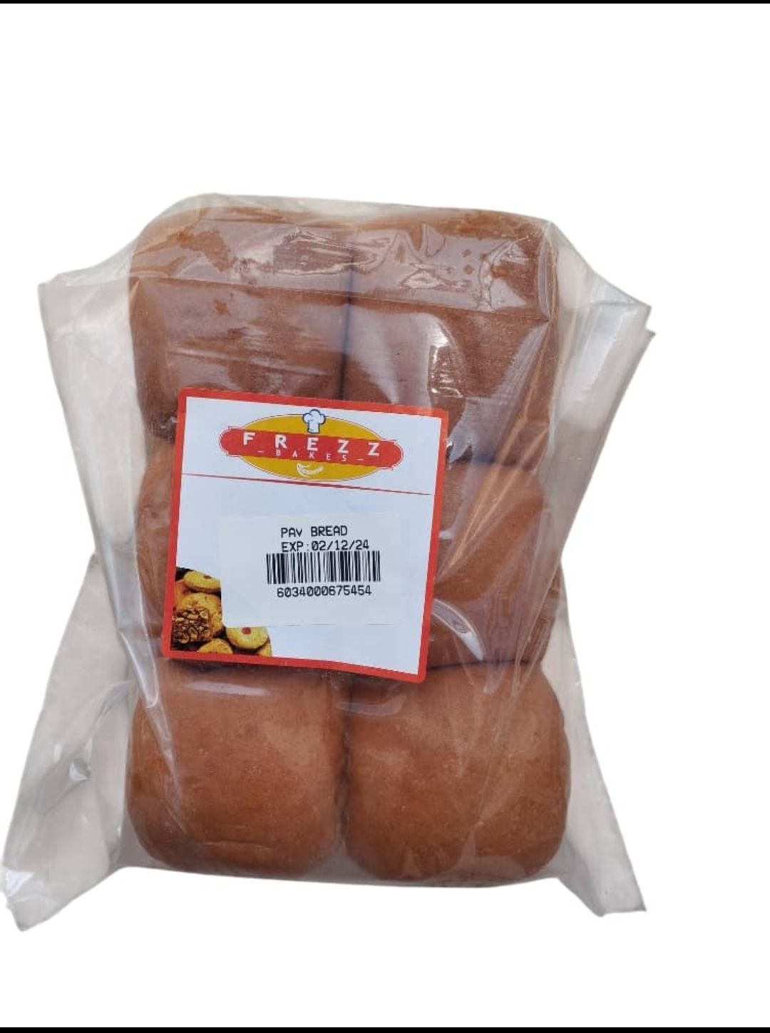 Pav bread 6 pcs