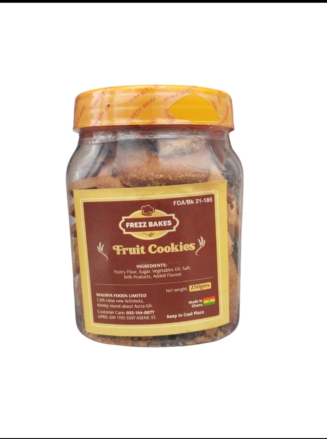 Fruit cookies 250 g