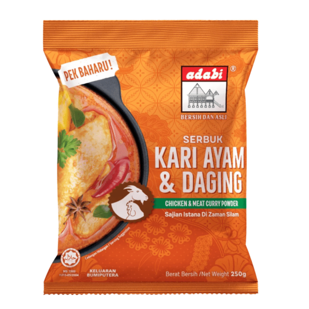 ADABI SERBUK KARI AYAM & DAGING 250G