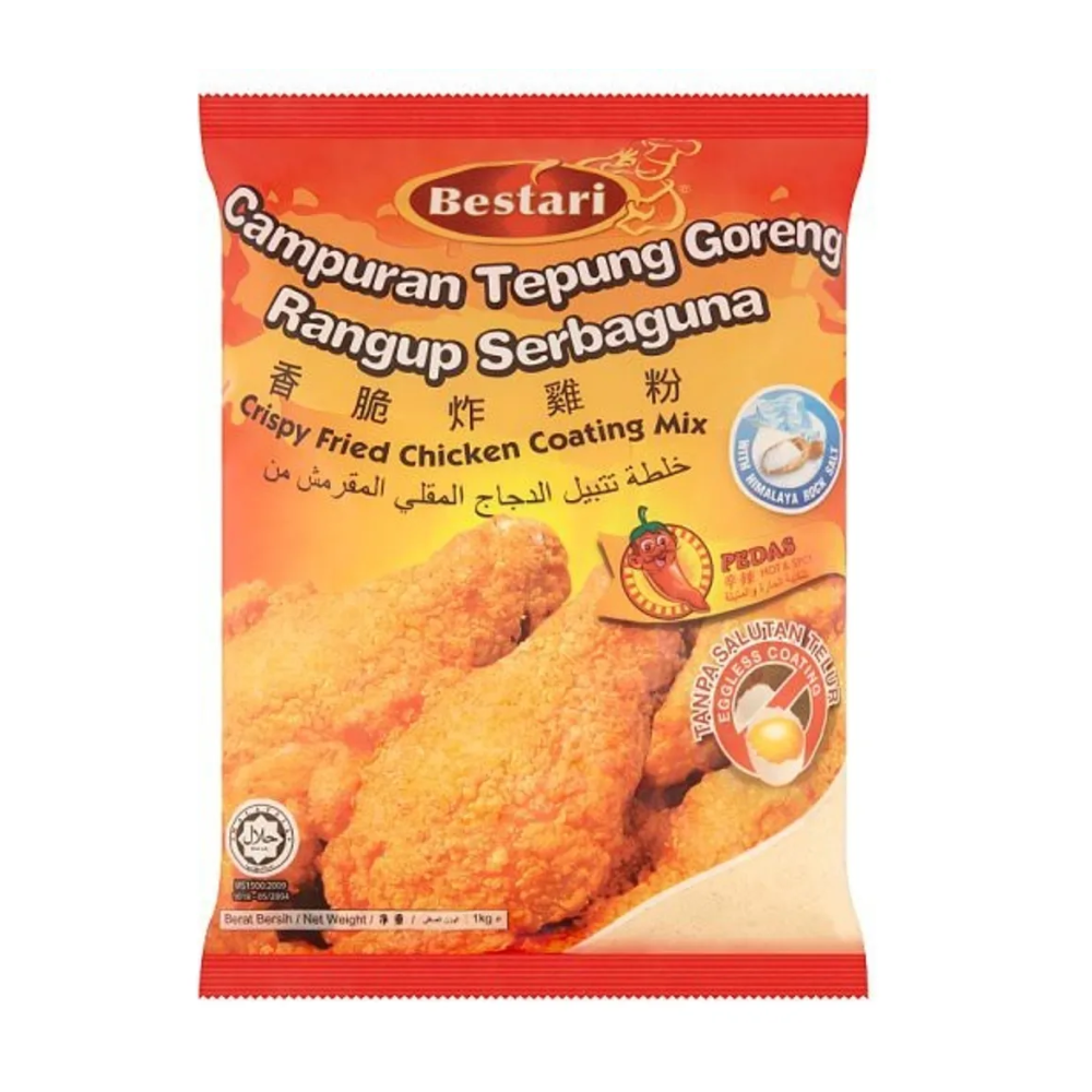 BESTARI TEPUNG GORENG SERBAGUNA PEDAS 1KG