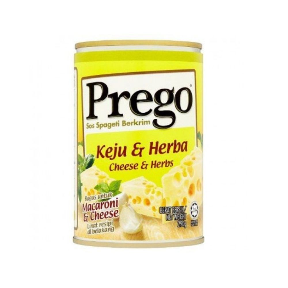 PREGO CHEESE & HERB SPAGETI SOS 290G