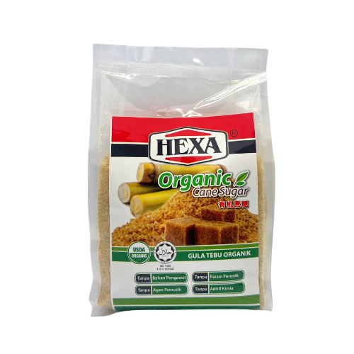 HEXA ORGANIC CANE SUGAR 400G