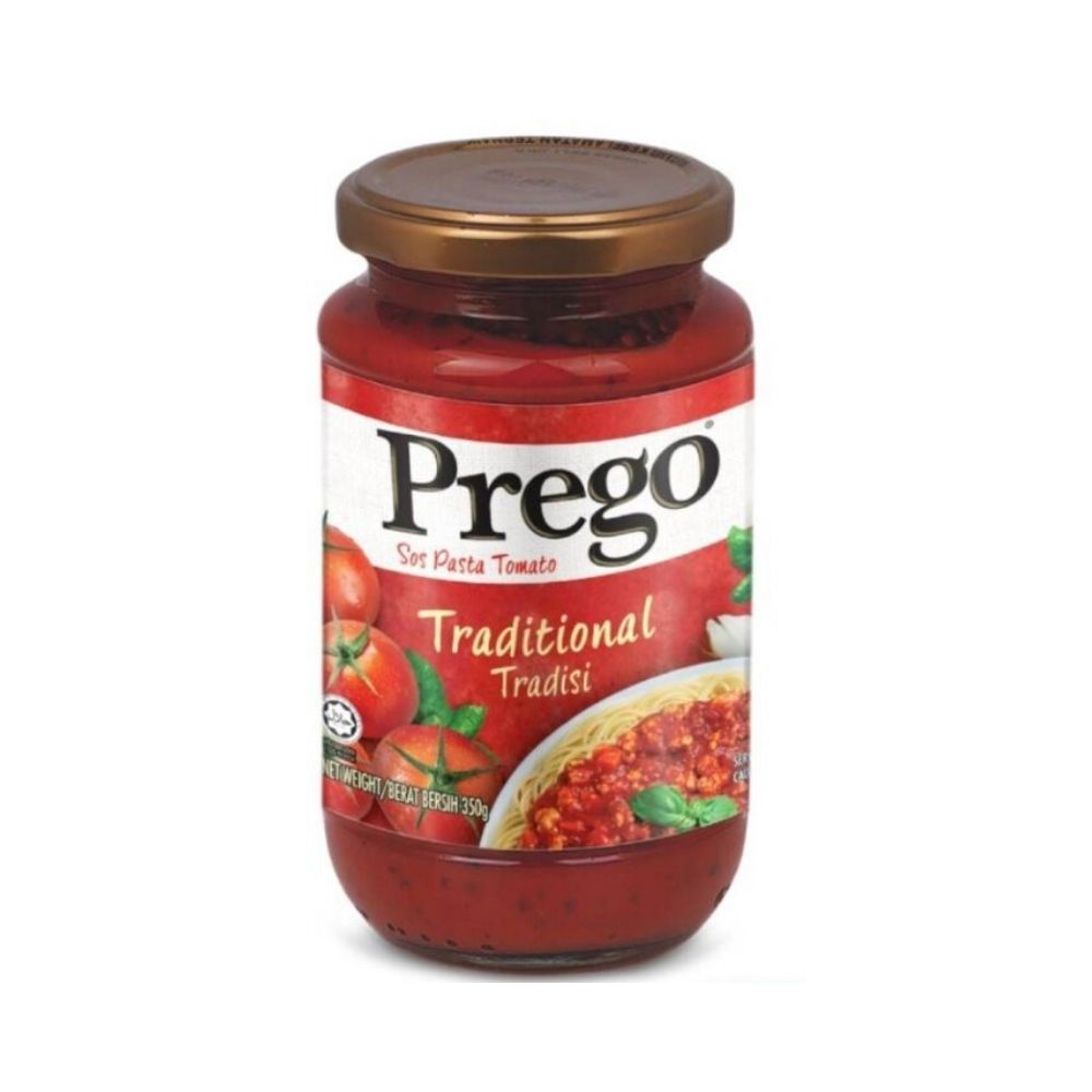 PREGO TRADITIONAL PASTA SAUCE 350G