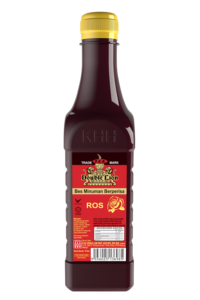 KHH SIRAP BERPERISA ROS 375ML