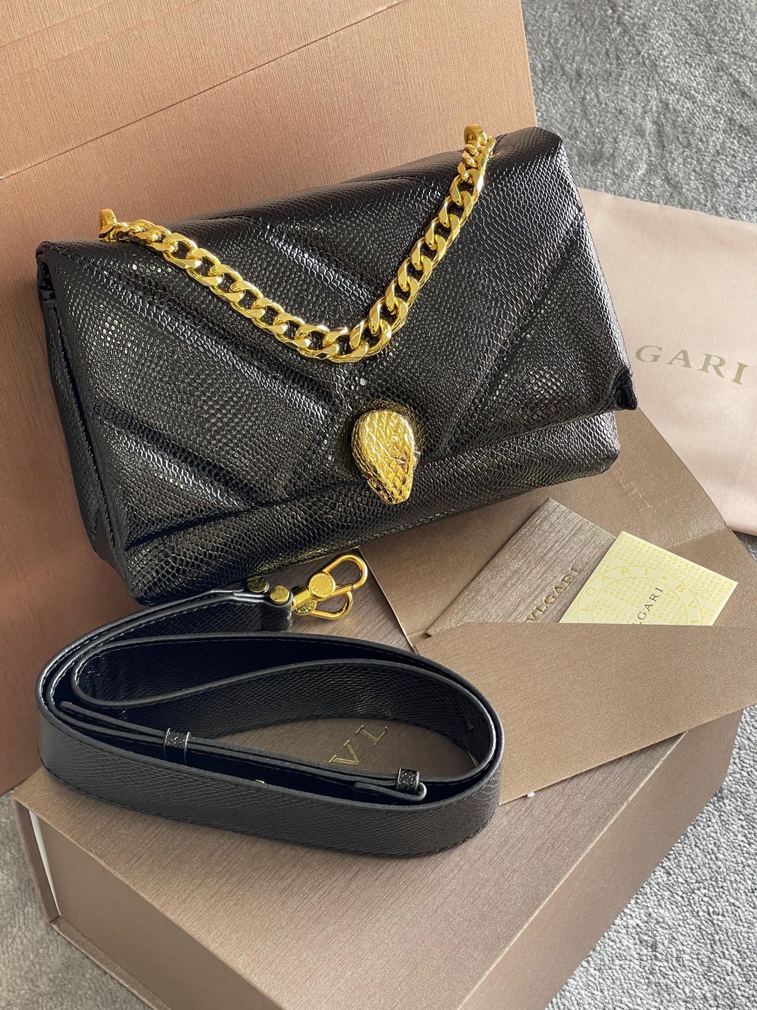 BVLGARI BAG - BLACK