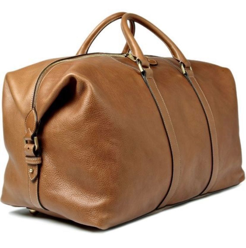 Brown Cow Leather Handbag 