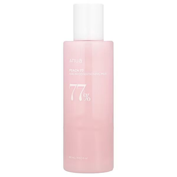 🍑 Anua Peach 77% Conditioning Milk תחליב לחות מבהיר עם תמצית אפרסק וניאצינמיד