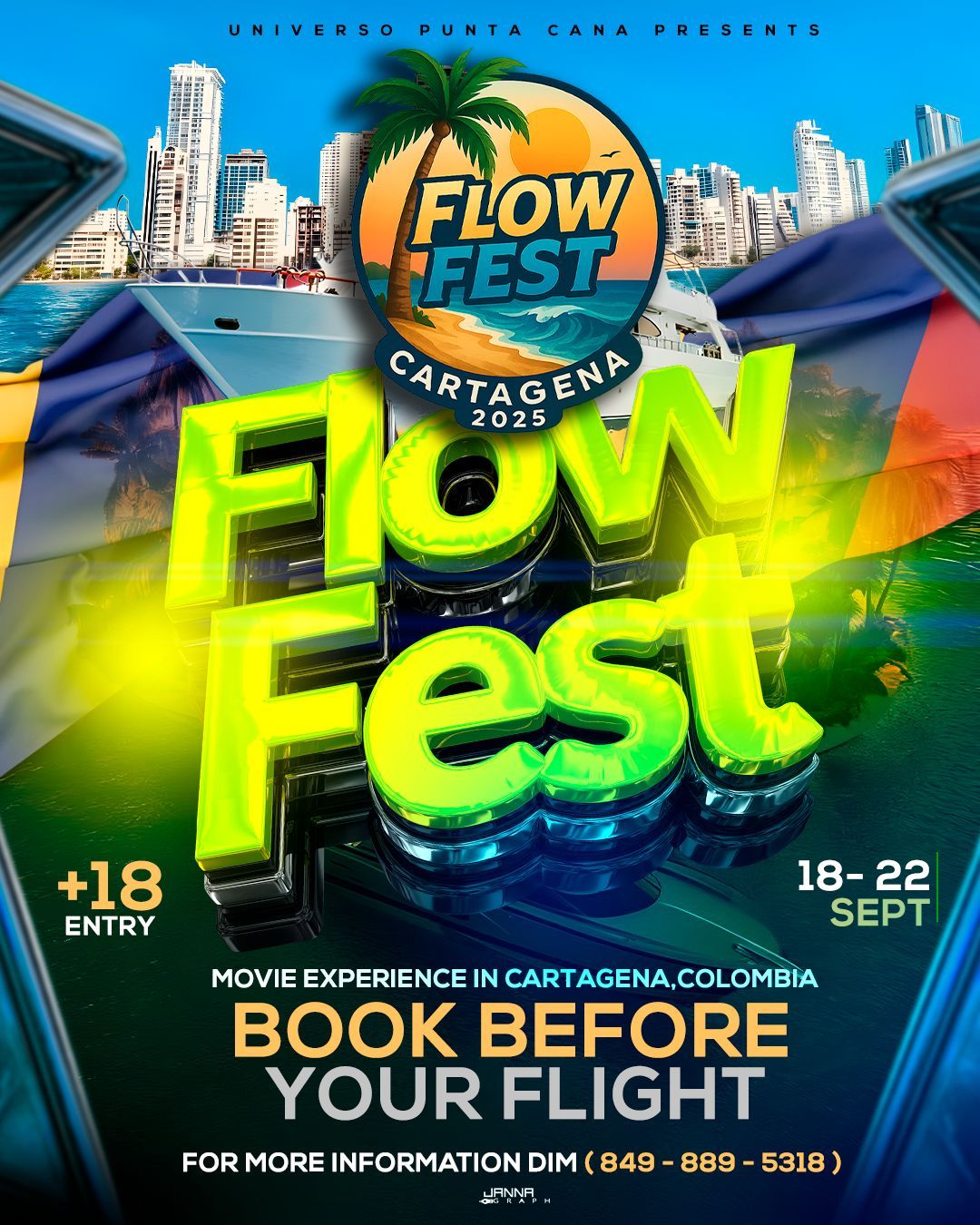 FLOW FEST CARTAGENA COLOMBIA 2025