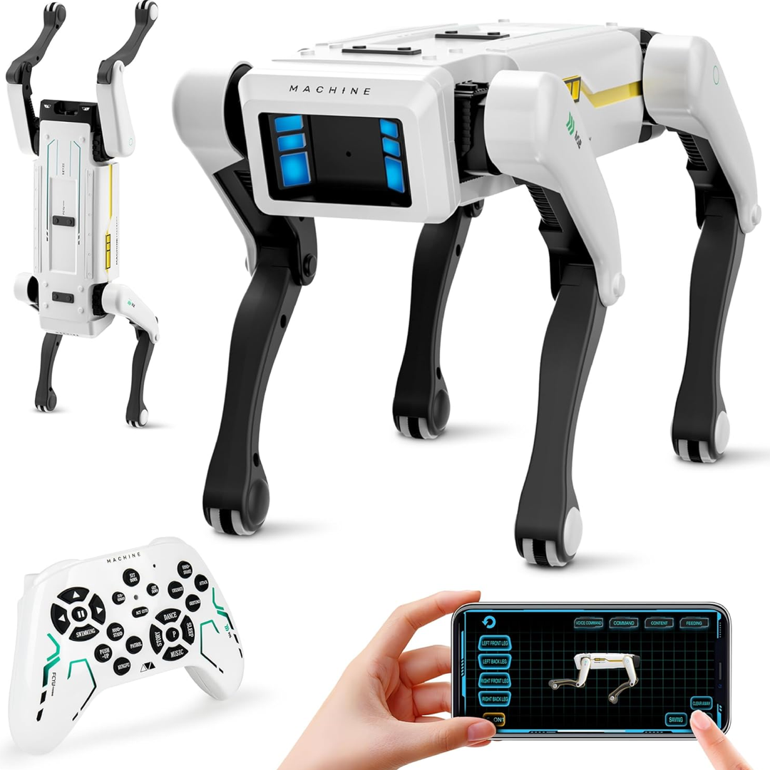 Smart Robot Dog – Interactive STEM Pet with Voice Control, 30+ Actions & APP Programming