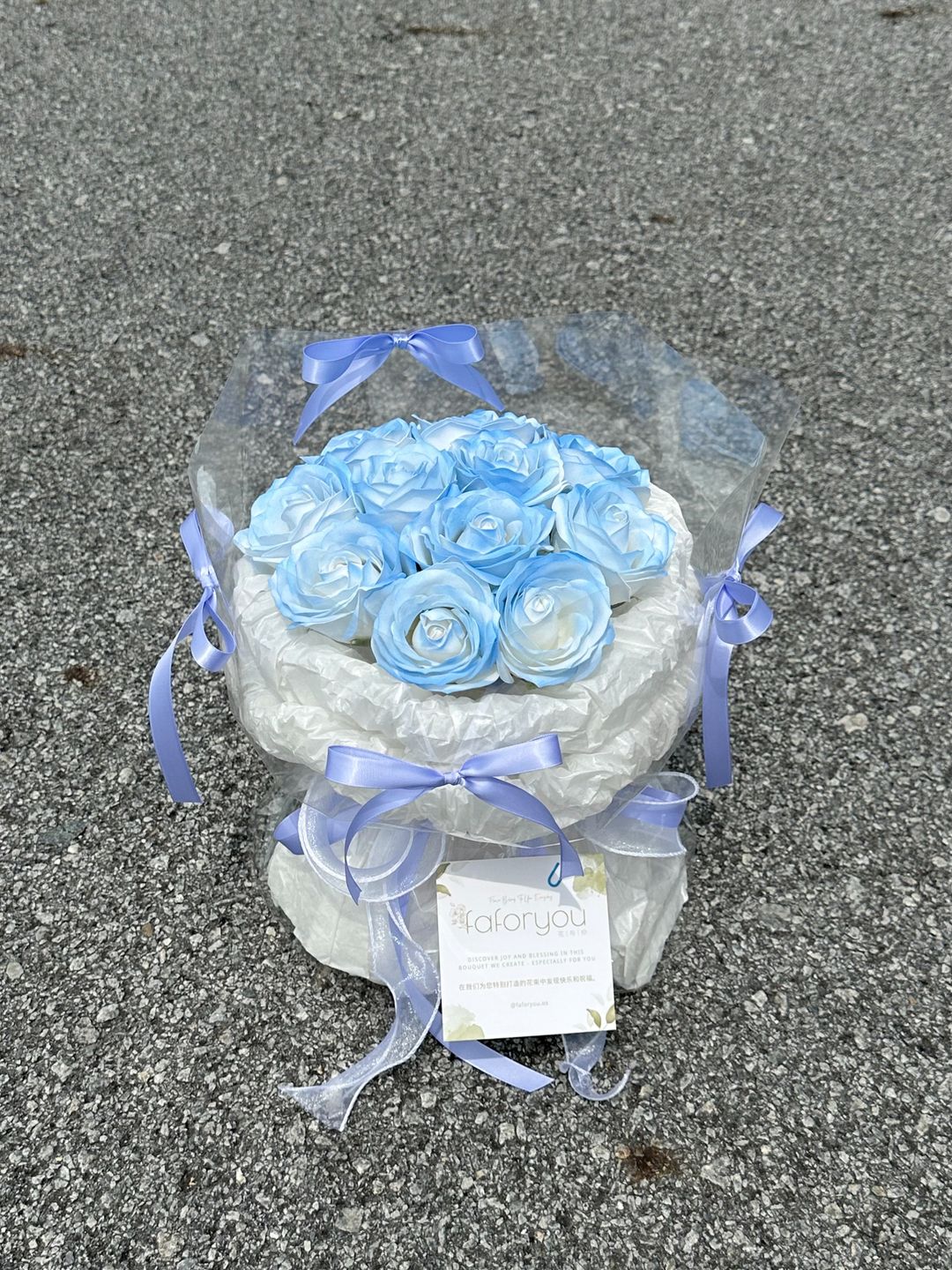 11 Stalk Soap Rose Bouquet