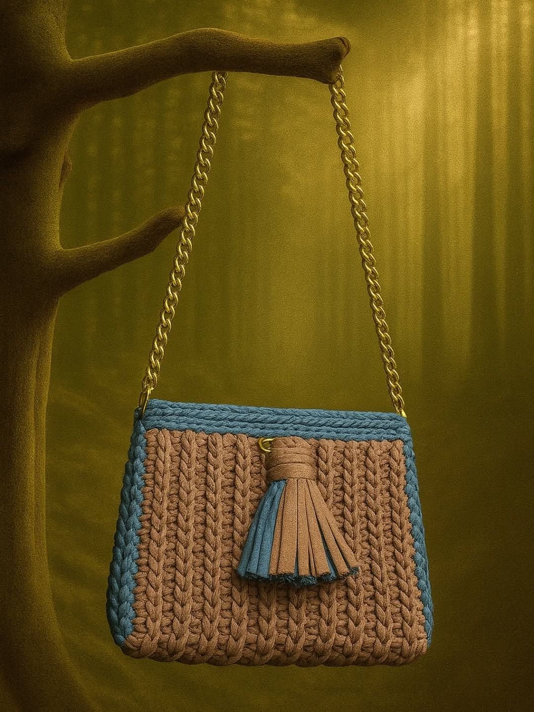 Earth & Sky Macramé Bag